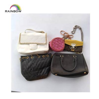 China Good Condition Mixed Premium Handbags Luxury Rainbow Branded Used Bags for sale