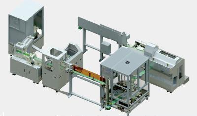 Cina macchina automatica dell'imballatore della cassa della scatola completamente aperta 1500pcs/H in vendita