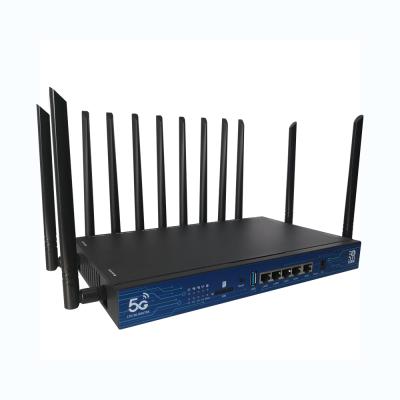 China IPQ8072 Mesh Wifi 6 Router 12 Antennas Gigabit AX3600 4G 5G Modem Multi-Service Wireless Router for sale