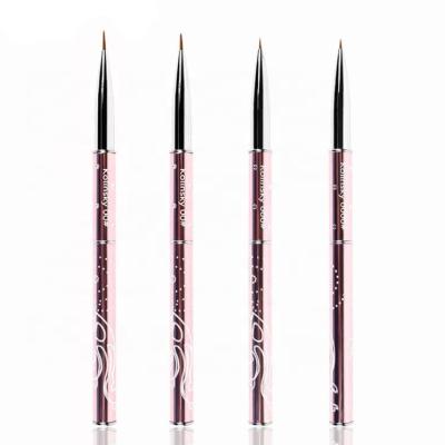 China Cheap Nail Art Beauty Factory Direct Is Sand Hair Rose Gold Nail Art Brush Liner Set for sale