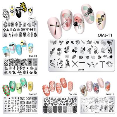 China Apply To Professional Home Use And Use 2020 Hot Sale Cartoon Customized Stamping Polish Art Printing Manicure Plates Set For Stamping Image Plate Tool nail for sale