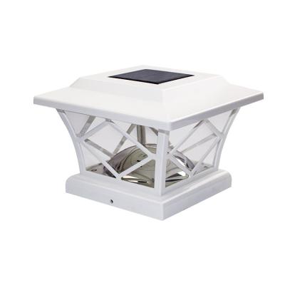 China Loyal New Design Landscape Led Garden Solar Barrier Post Light For PVC/Vinyl for sale