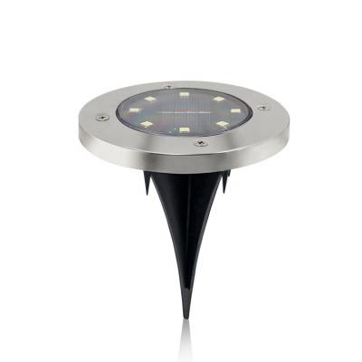 China LOYAL Whosale 4Pack Solor 8Led Garden Ground Light For Patio Pathway Road Staircase for sale