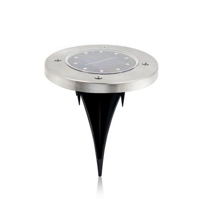 China 2020 Hot Sale Outdoor Solar Ground 10Led Garden Light For Garden Pathway Step Platform for sale