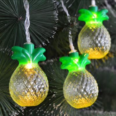 China Loyal Top Selling 10Leds Pineapplel American Plug-in Garden Lights String American Pineapplel String Lights For Christmas for sale