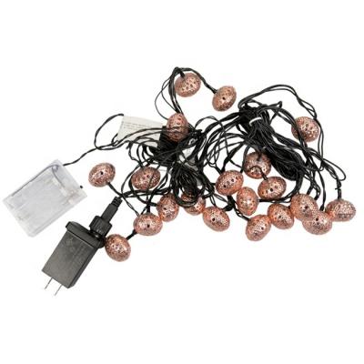 China Metal Onion Ball Battery Box String Lights Onion Ball Loyal 10Leds Metal Battery Box String Light Outdoor Garden for sale