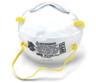 China 3M-Wegwerfgesichtsmaske-3M-Partikelrespirator der Maske 8210 N95 160 EA/Fall zu verkaufen