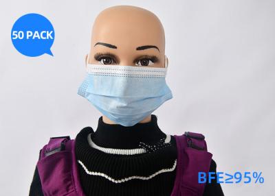 China Stofbewijs 3 van het het Masker Antibacterieel Ziekenhuis van het Vouw Beschikbaar niet Geweven Gezicht de Mondmasker Te koop