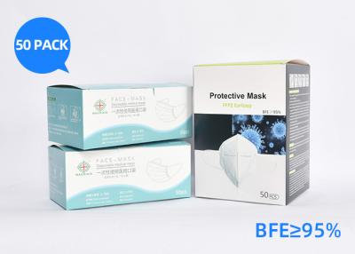 China Mascarilla protectora del cuidado personal tres capas con el lazo elástico del oído en venta