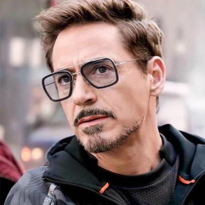 China High Quality 2022 Younger High Quality Iron Man Tony Stark Fashion Metal Hot Selling Unisex Sunglasses for sale