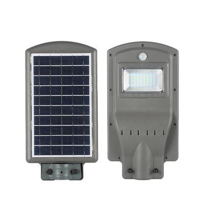 China Schools 60W Modern Solar Energy Saving Lamp 20W 40W 60W LED Solar Street Light With Motion Sensor for sale