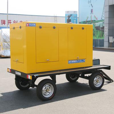 China Beweglicher Generator Leuchtturm 350Kw 320Kva Trailer mit Rädern zu verkaufen