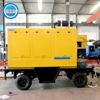 China Praktischer 220-Volt-Generator Lichtturm, mobiler Generator mit Anhänger 60kva zu verkaufen