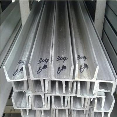 China 201 Canal de acero C de acero inoxidable de 304 grados 200 X 80 X 7,5 X 11 mm 321 904 Forma de U en venta