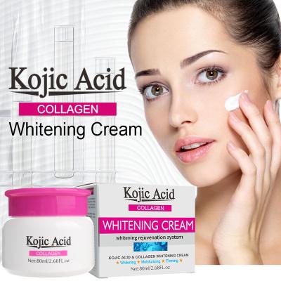 China Hot Selling Moisturizing Cream Kojic Acid Collagen Whitening Face Cream Complexion Glow Whitening Cream for sale