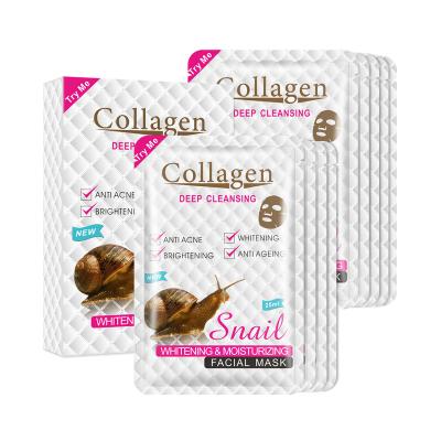 China Hot Moisturizer Rejuvenate Hydration Moisturizer Nourish Collagen Sheet Facial Mask For All Skin Type for sale