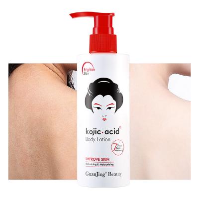 China Wholesale High Quality Acne Treatment Luxury Moisturizing Natural Skin Whitening San Kojic Body Lotion for sale