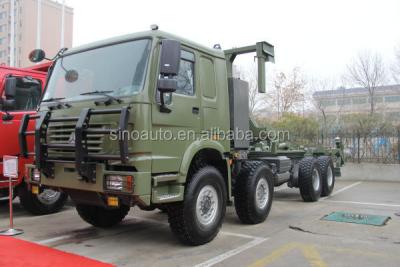 China Sinotruk Howo 8x8 All Wheel Drive Cargo Truck For Sale 10300x2496x3200 for sale