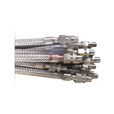 China Gas Supply SS 316 Flex Convoluted Braided Flexible Stainless Steel Tube for sale