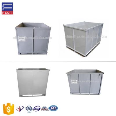 China Warehouse Sheet Metal Galvanized Euro Stillage Pallet / Container Pallet / Stock Box Pallet for sale