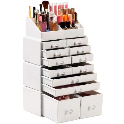 China 16In de Buitengewoon brede Acrylladen van Acrylic Makeup Storage van de Make-uporganisator Te koop