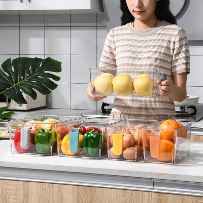 China 30.5x11.5CM Fruit en Plastic de Keukenorganisator van Plantaardige Opslagcontainers Te koop