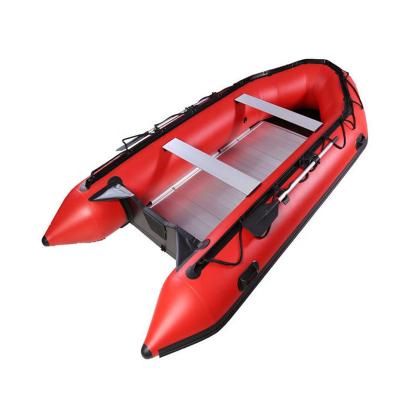 China High Quality Eco-Friendly High Density PVC Fishing Boat Kayak Inflatable Rescue Boat 450cm for sale