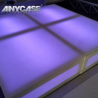 China 1year Warranty Super Hot Easy Part Acrylic LED Dance Floor Acrylic White Dance Floor Led Stage Led for sale