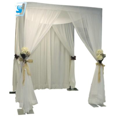 China Fashionable Wedding Decorations Wedding Supplies Mandap Backdrop Shining Hose And Drapes for sale