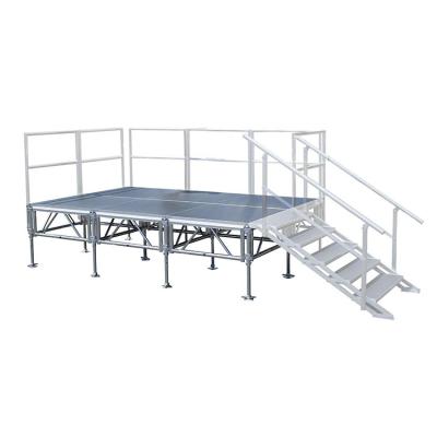 China Sale Aluminum Alloy 6061-T6 ACS Top DJ Lighting Truss Outdoor Stage Deck DJ Stand Table For Sale for sale