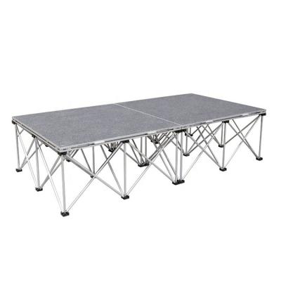 China Upholster / Concert Installation Black 3x6ft 10years Warranty 10years Warranty Stage Truss Aluminum Aluminum Truss Non Slip Stand for sale