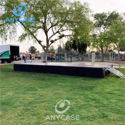 China Carpet / Foot New Design Concert Non-slip Stage Podium Event Upgrade Portable Stage For Sale for sale