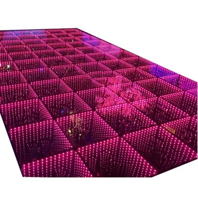 China Portable Outdoor Used 3D Luxury Wedding Event Led Dance Floor For Party for sale