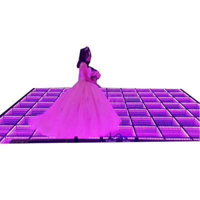 China Buy New Luxury Disco RGB Light Up Dance Floor Led Floor 3D DJ Led Video Interactive Used for sale