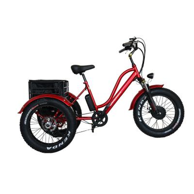 China 2021 new style 500w 48v 20ah passenger electric vehicle tricycle aluminum metal steel frame lithium battery for sale