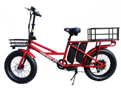 China 2021 Standard New Design Fat Tire Lithium Battery 48V13AH 500W Electric Bicycle for sale