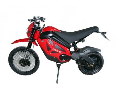 China Powerful and cheap 72V lithium 30Ah electric motorcycle with two wheels 1750*550*1100mm for sale