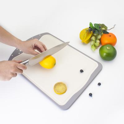 China Sustainable Food Grade Stainless Steel With PP Plastic Chopping Cutting Board for sale