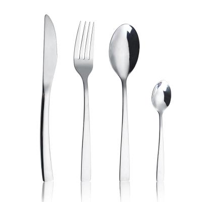 China Workable Jieyang Factory OEM Hotel Flatware Restaurant Silverware Stainless Steel Cutlery Set for sale