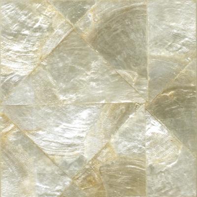 China 2020 Modern Latest Luxury Gold White Mosaic Nature Shell Wallpaper /Wallcovering For Home Decoration for sale