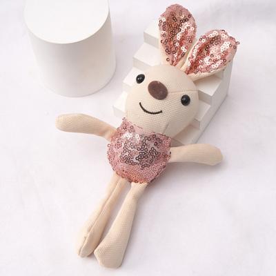 China Cute Rabbit Pendant 2021 Trend Toys High Quality Game Splush Material Stuffed Bunny for sale