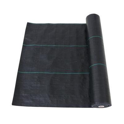 China Wholesale Black Plastic Weed Mat Plant PP Ground Cover Mat Landscape Weed Gardening Cloth Anti Weed for sale