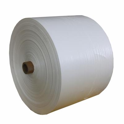 China Wholesale PP Material Polypropylene Raffia Woven Bag Roll Bag Rolls Tubular Fabric For PP Woven Bags for sale