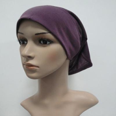 China Wholesale newest cotton based scarf fashion tube cap underscarf hat muslim arab headscarf women's hat for sale