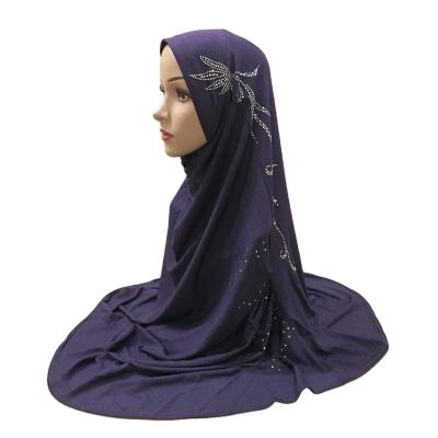 China Keep The Durag Big New Thread Muslim Women's Prayer Towel Washed Warm Scarf Monochrome Scarf Drill Hot Wholesale Muslim Women's Prayer Towel for sale