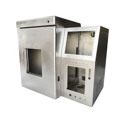 China Metal Cabinet OEM Stainless Steel Parts Crate Sheet Metal Fabrication Storage Box Metal Stamping Welding Shell for sale