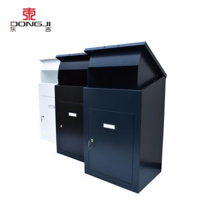 China Modern Outdoor Garden Equipment Fence Metal Mailbox Wall Mounted Parcel Drop Box for sale