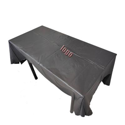 China Tablecloth Disposable birthday party decoration tablecloth PE plastic cloth dessert table solid color tablecloth tablecloth for sale