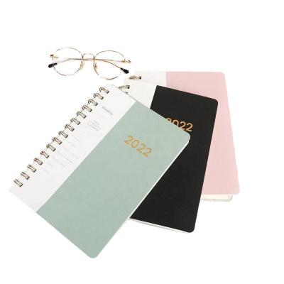 China Eco- Friendly Paper Stock Brand Custom Paper Cover Metal, Wire Binding 5 Subject Journal Planner Notebook for sale