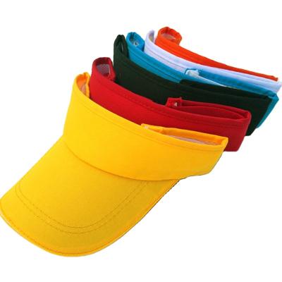 China Nonprofit Organizations Blank Sunvisor Promotional Anti Uv Protection Face Golf Short Sun Visor Advertising Custom Visors for sale